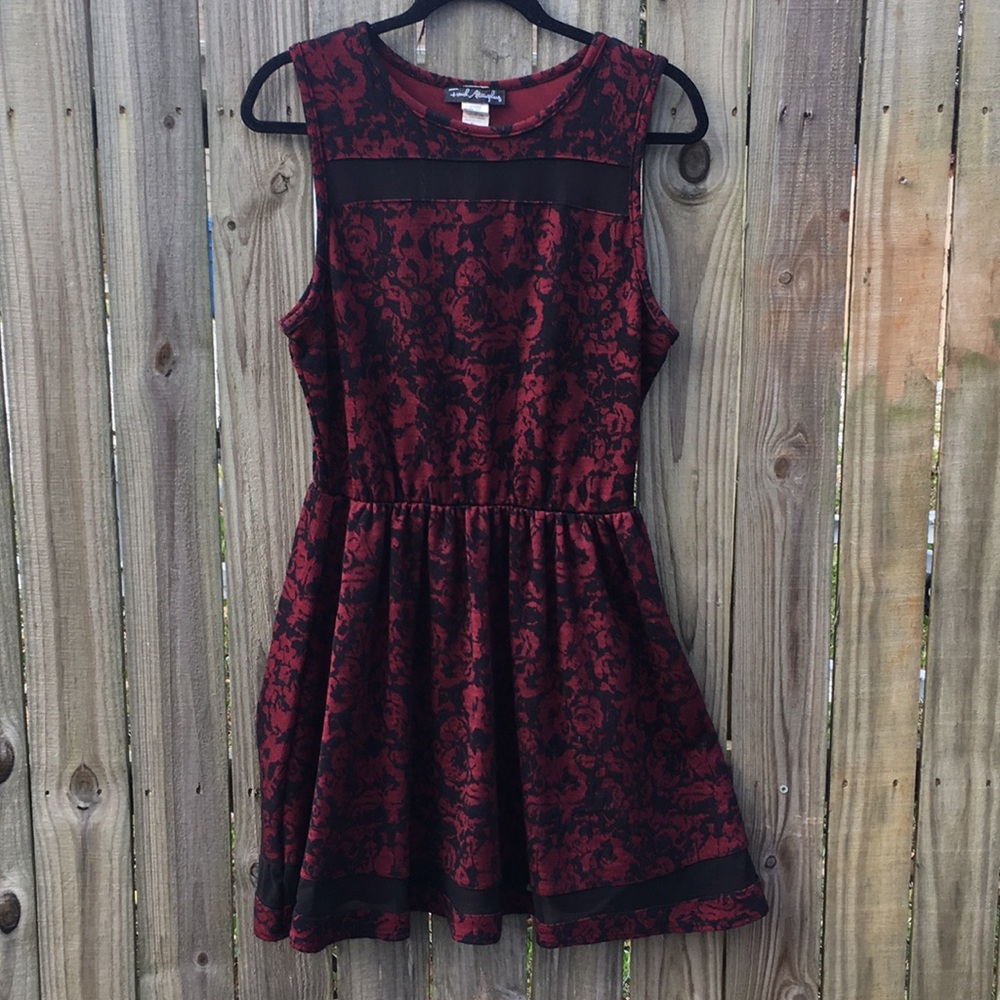 COPY - Red Floral Print Dress